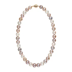 10.0-11.0 mm 18 Inch AAA Multicolor Freshwater Pearl Necklace