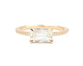 1.56-Carat Criss-Cut Diamond Ring