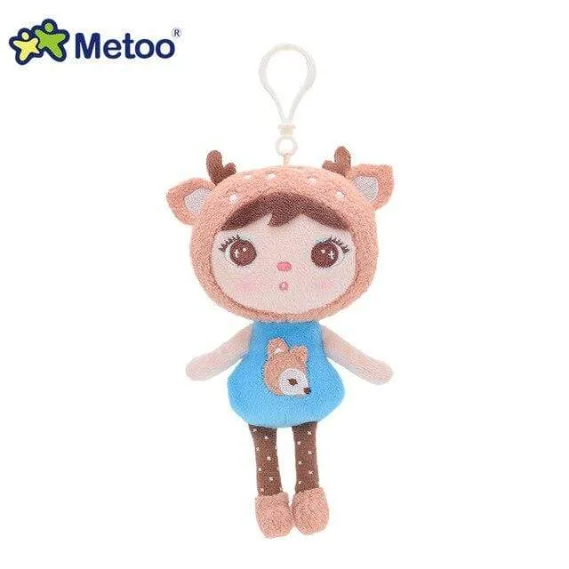 18cm Mini Metoo Dolls Stuffed Toys For Girls Baby Beautiful Unicorns Rabbit Small Keychains Pendant Soft Animals For Boys Infant