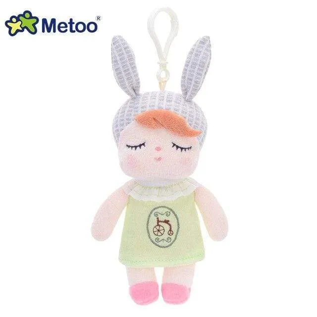 18cm Mini Metoo Dolls Stuffed Toys For Girls Baby Beautiful Unicorns Rabbit Small Keychains Pendant Soft Animals For Boys Infant