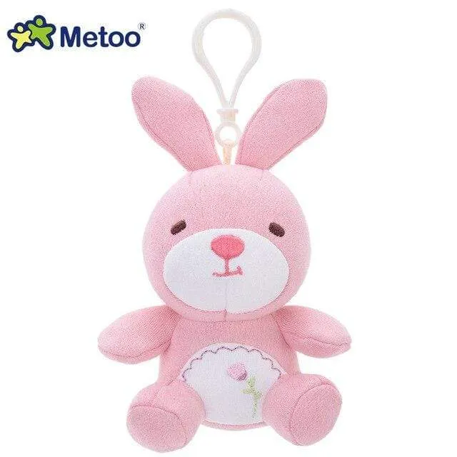 18cm Mini Metoo Dolls Stuffed Toys For Girls Baby Beautiful Unicorns Rabbit Small Keychains Pendant Soft Animals For Boys Infant