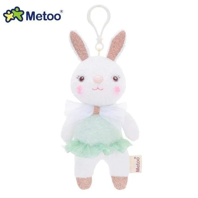 18cm Mini Metoo Dolls Stuffed Toys For Girls Baby Beautiful Unicorns Rabbit Small Keychains Pendant Soft Animals For Boys Infant