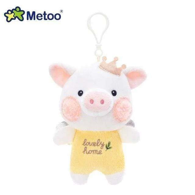 18cm Mini Metoo Dolls Stuffed Toys For Girls Baby Beautiful Unicorns Rabbit Small Keychains Pendant Soft Animals For Boys Infant