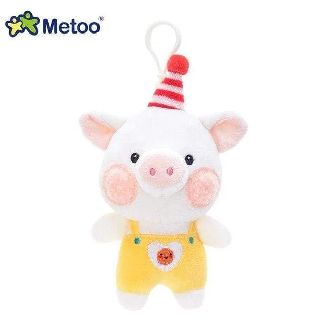 18cm Mini Metoo Dolls Stuffed Toys For Girls Baby Beautiful Unicorns Rabbit Small Keychains Pendant Soft Animals For Boys Infant