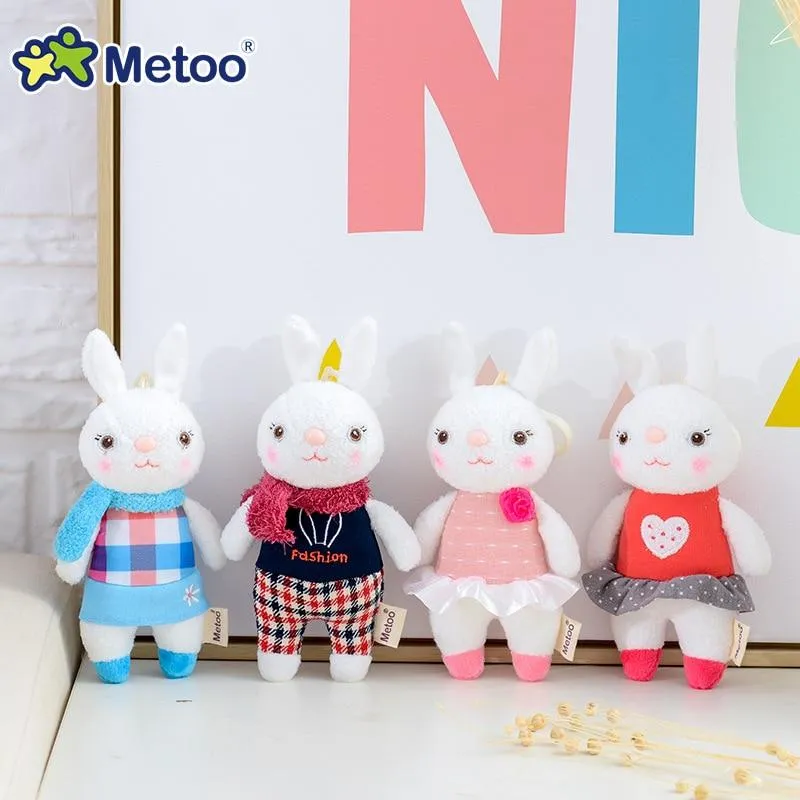 18cm Mini Metoo Dolls Stuffed Toys For Girls Baby Beautiful Unicorns Rabbit Small Keychains Pendant Soft Animals For Boys Infant