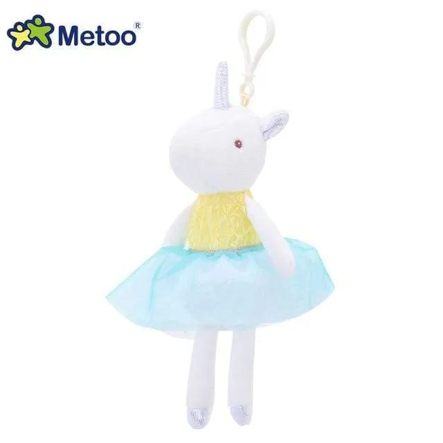 18cm Mini Metoo Dolls Stuffed Toys For Girls Baby Beautiful Unicorns Rabbit Small Keychains Pendant Soft Animals For Boys Infant