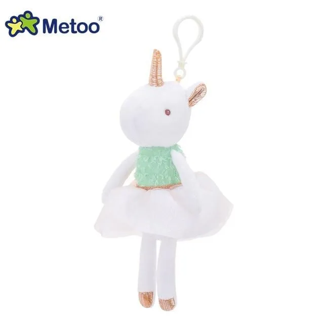 18cm Mini Metoo Dolls Stuffed Toys For Girls Baby Beautiful Unicorns Rabbit Small Keychains Pendant Soft Animals For Boys Infant