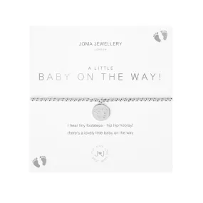 A Little 'Baby On The Way' Bracelet | Silver Plated