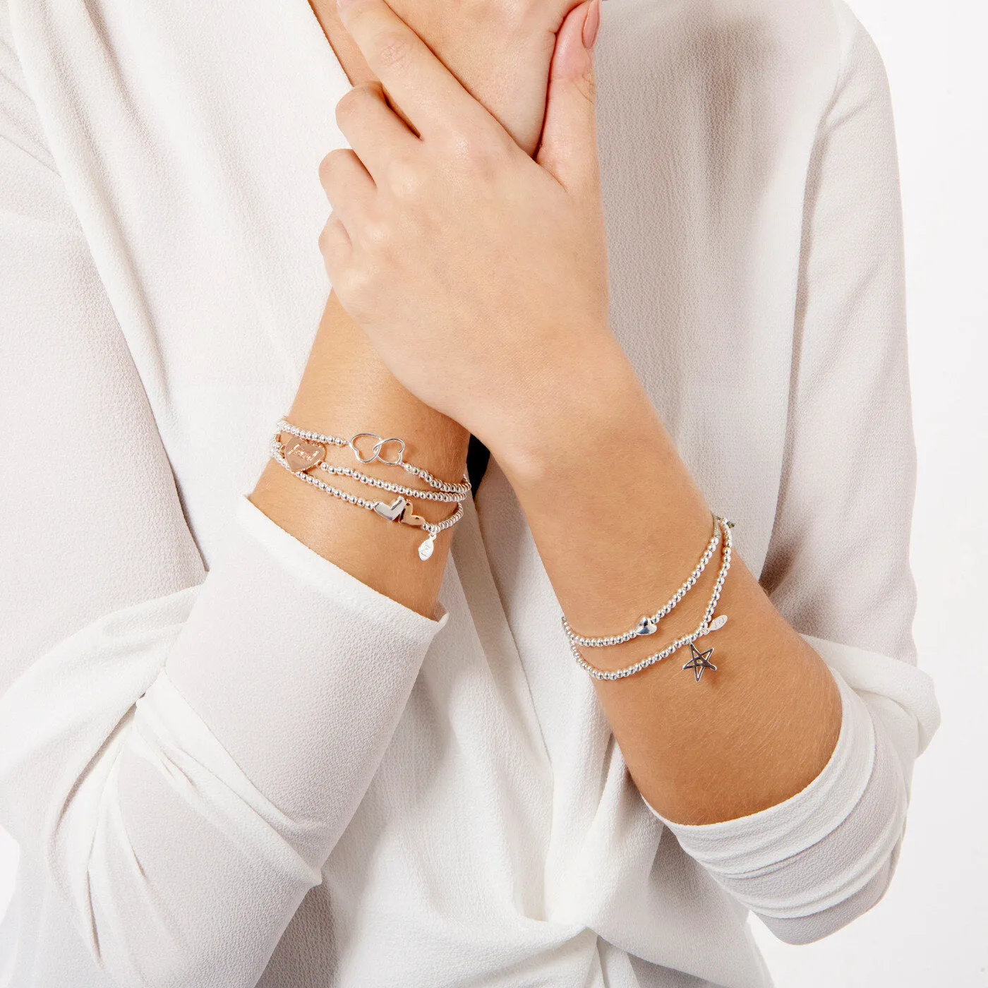 A Little 'Friendship' Bracelet | Silver Plated