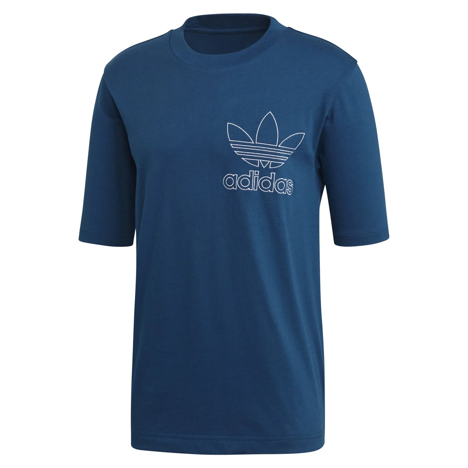 adidas Originals Men's Trefoil Outline T-Shirt - Legend Marine