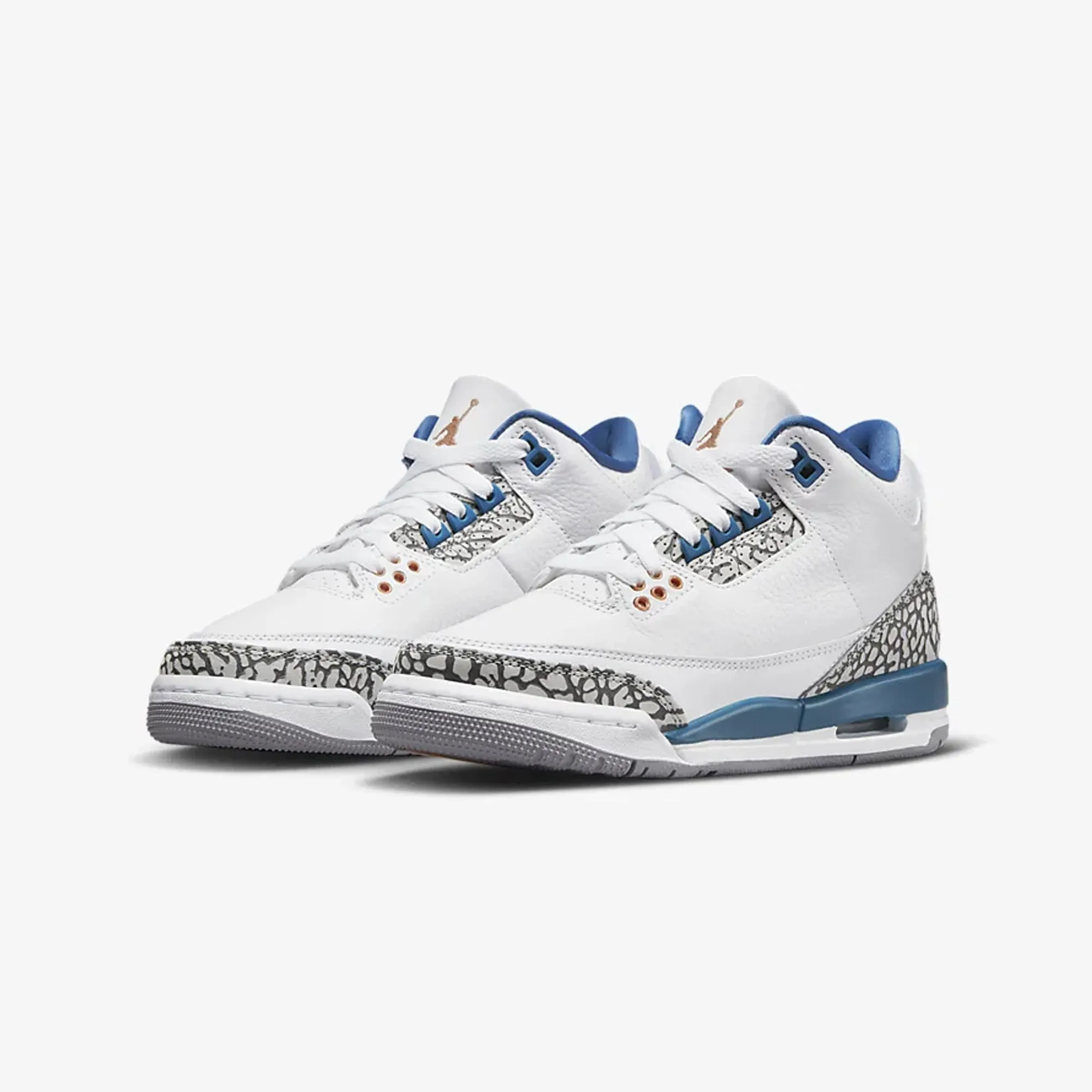 AIR JORDAN 3 RETRO 'WHITE/TRUE BLUE' (GS)