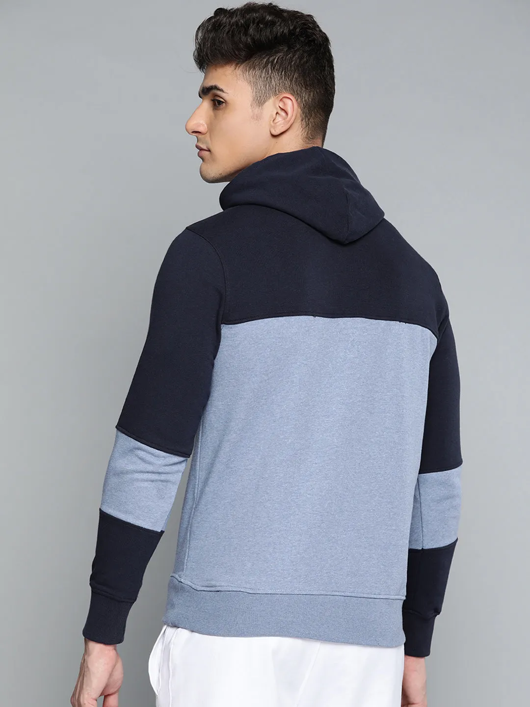 Alcis Men Blue Printed Sweatshirts