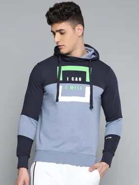 Alcis Men Blue Printed Sweatshirts