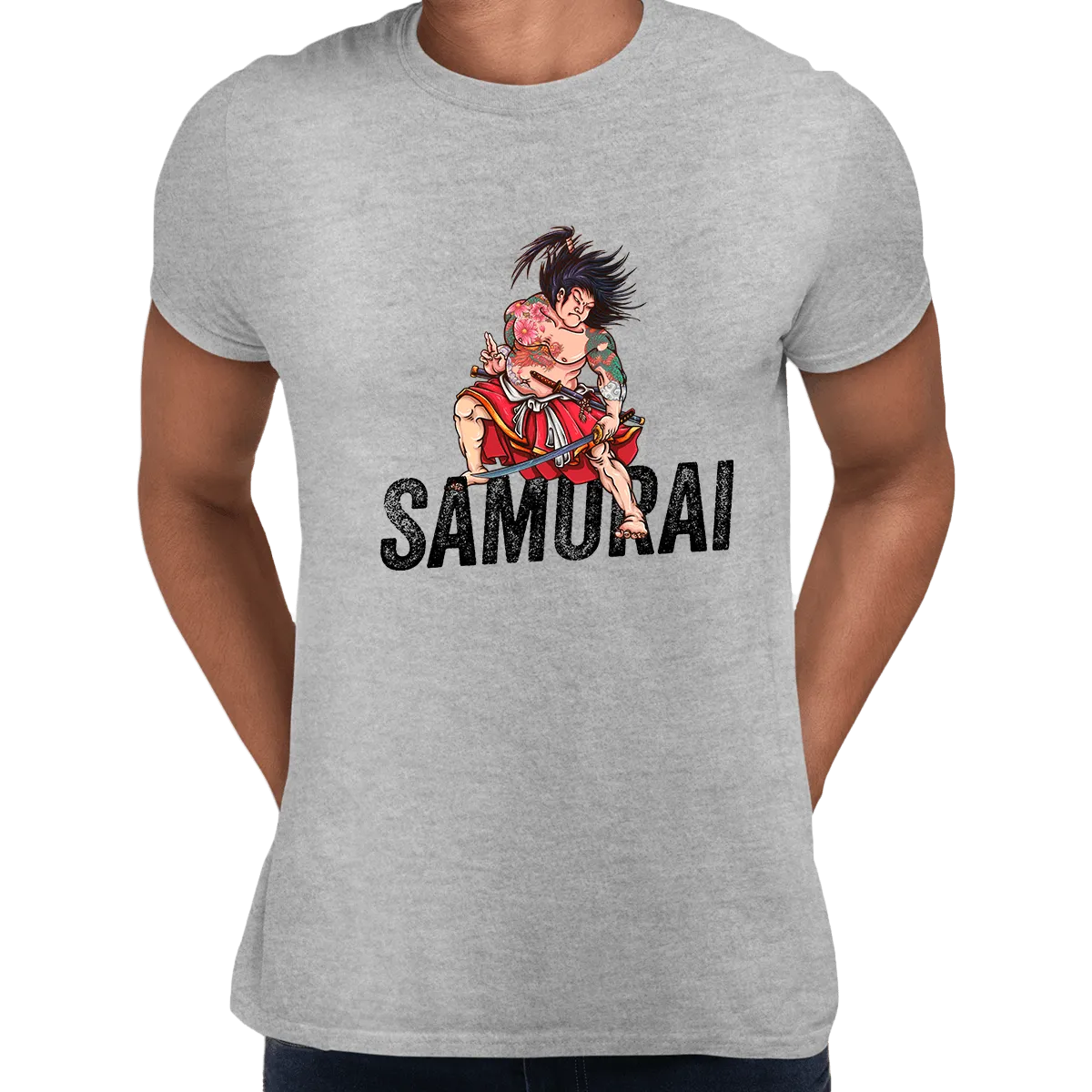 Ancient Hero T-Shirt Samurai Ronin Spirit Japanese Unisex Mens T-shirt