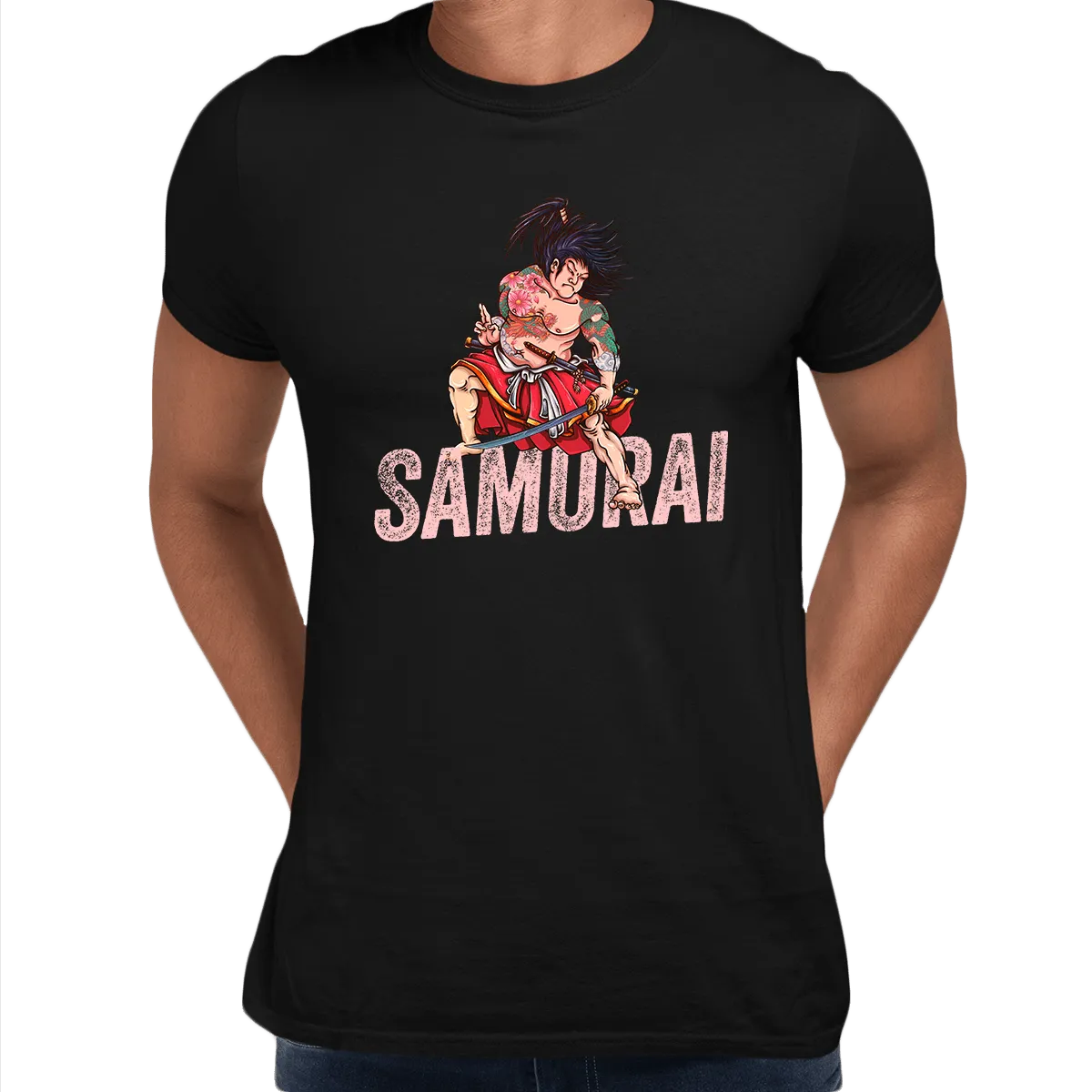 Ancient Hero T-Shirt Samurai Ronin Spirit Japanese Unisex Mens T-shirt