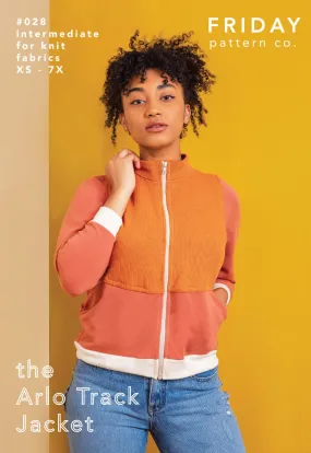 Arlo Track Jacket Sewing Pattern by Friday Pattern Company