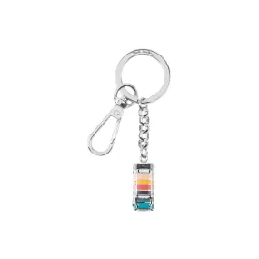 'Artist Stripe' Mini Car Keyring | Multicolour