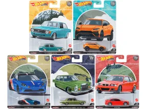 Auto Strasse 5 piece Set Car Culture Series Diecast Model Cars by Hot Wheels