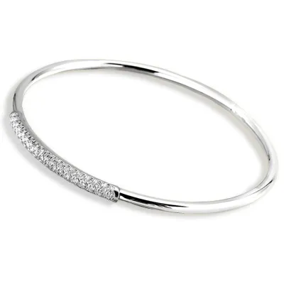 Bangle in 18k Gold with Diamonds