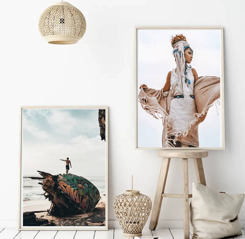 Beachside Boho Fashion | Wall Art Print