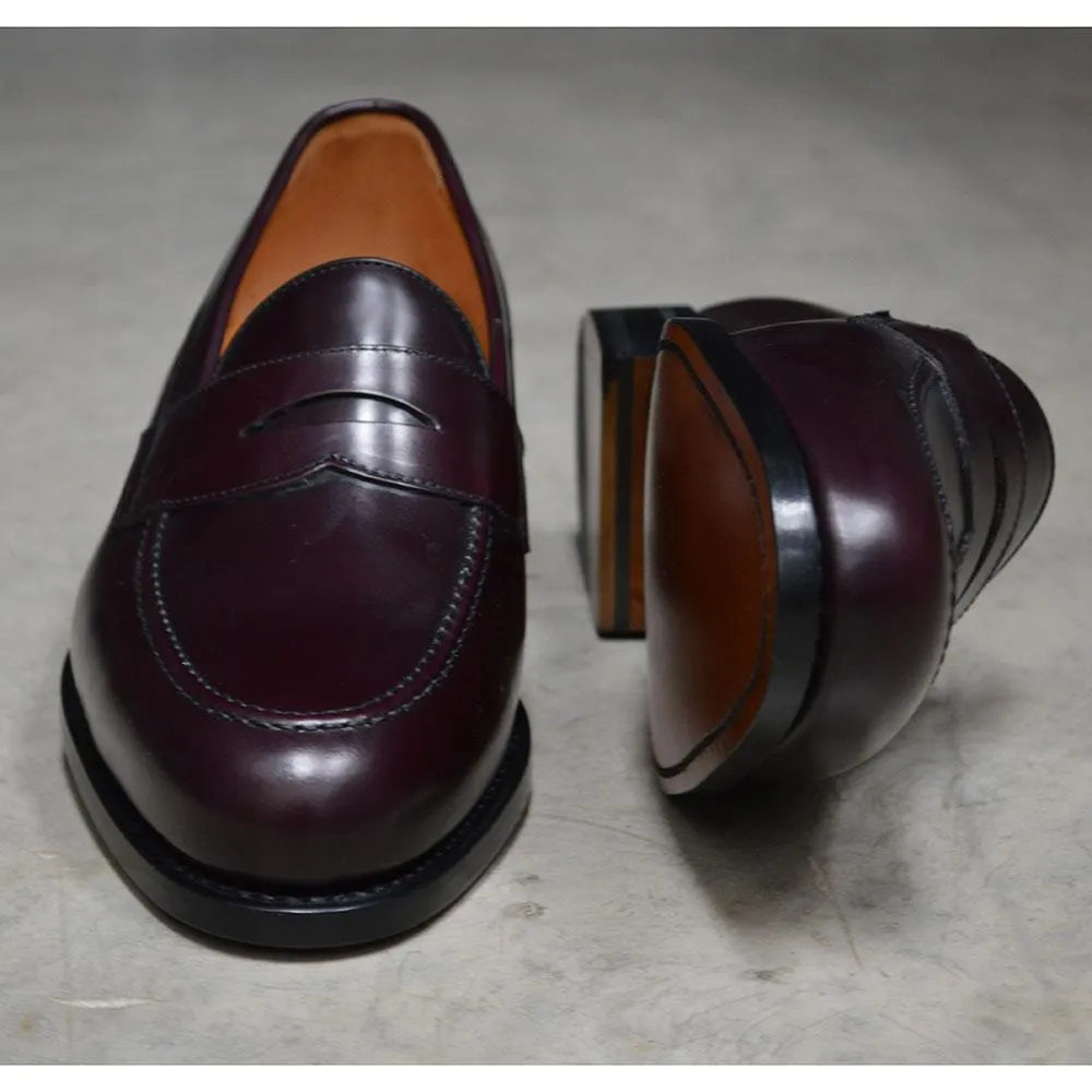 Berwick 1707 Penny Loafer (9628)- Cordovan Rois