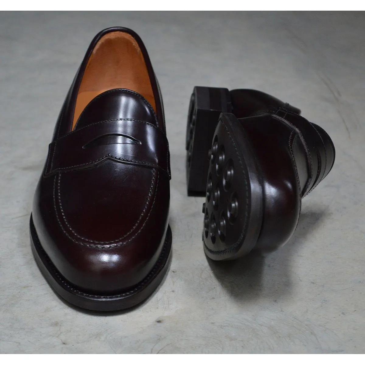 Berwick 1707 Penny Loafer (9628)- Dark Brown Dainite