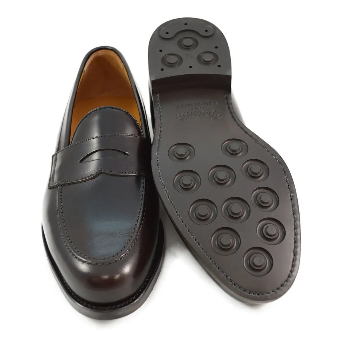 Berwick 1707 Penny Loafer (9628)- Dark Brown Dainite