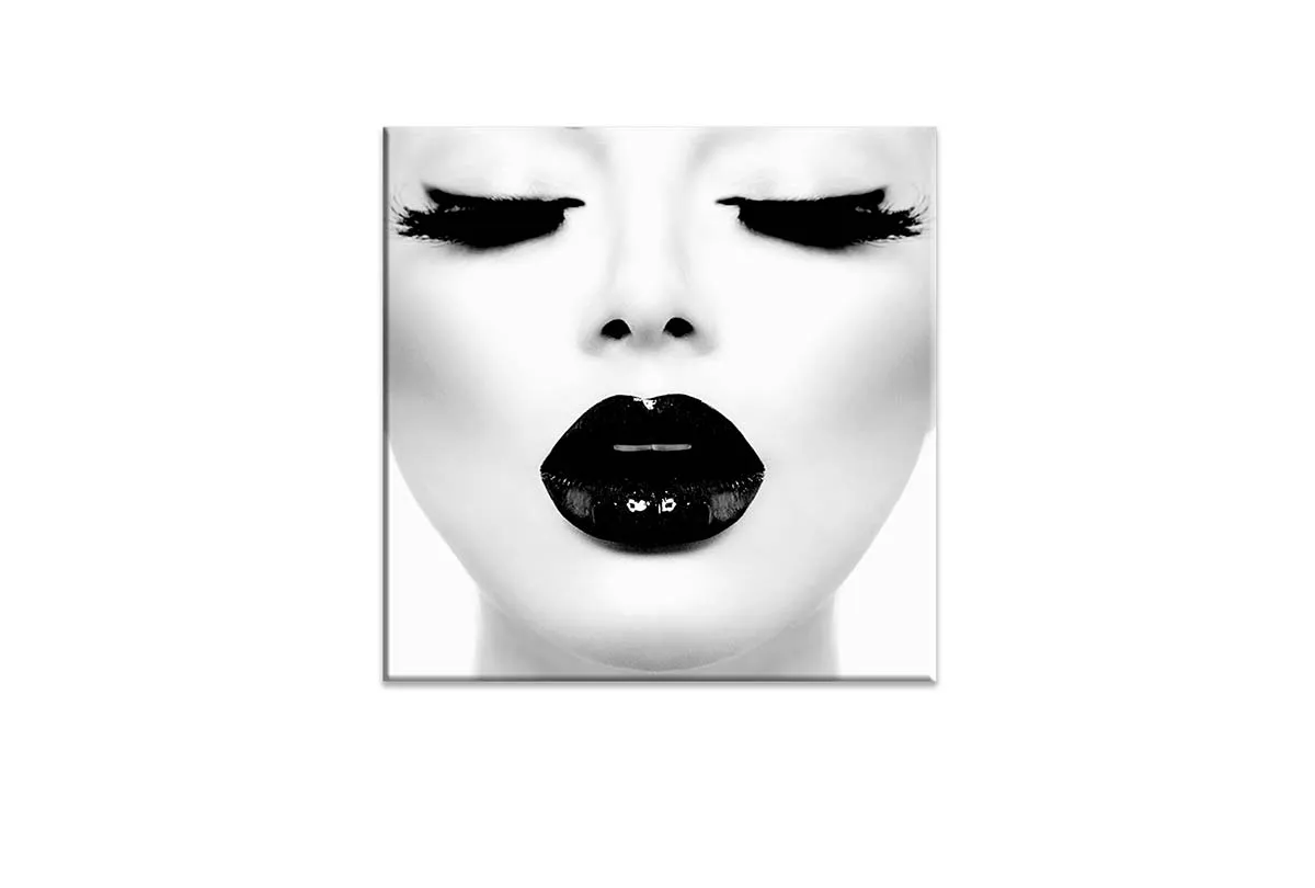 Black Lips 2 | | Fashion Canvas Wall Art Print