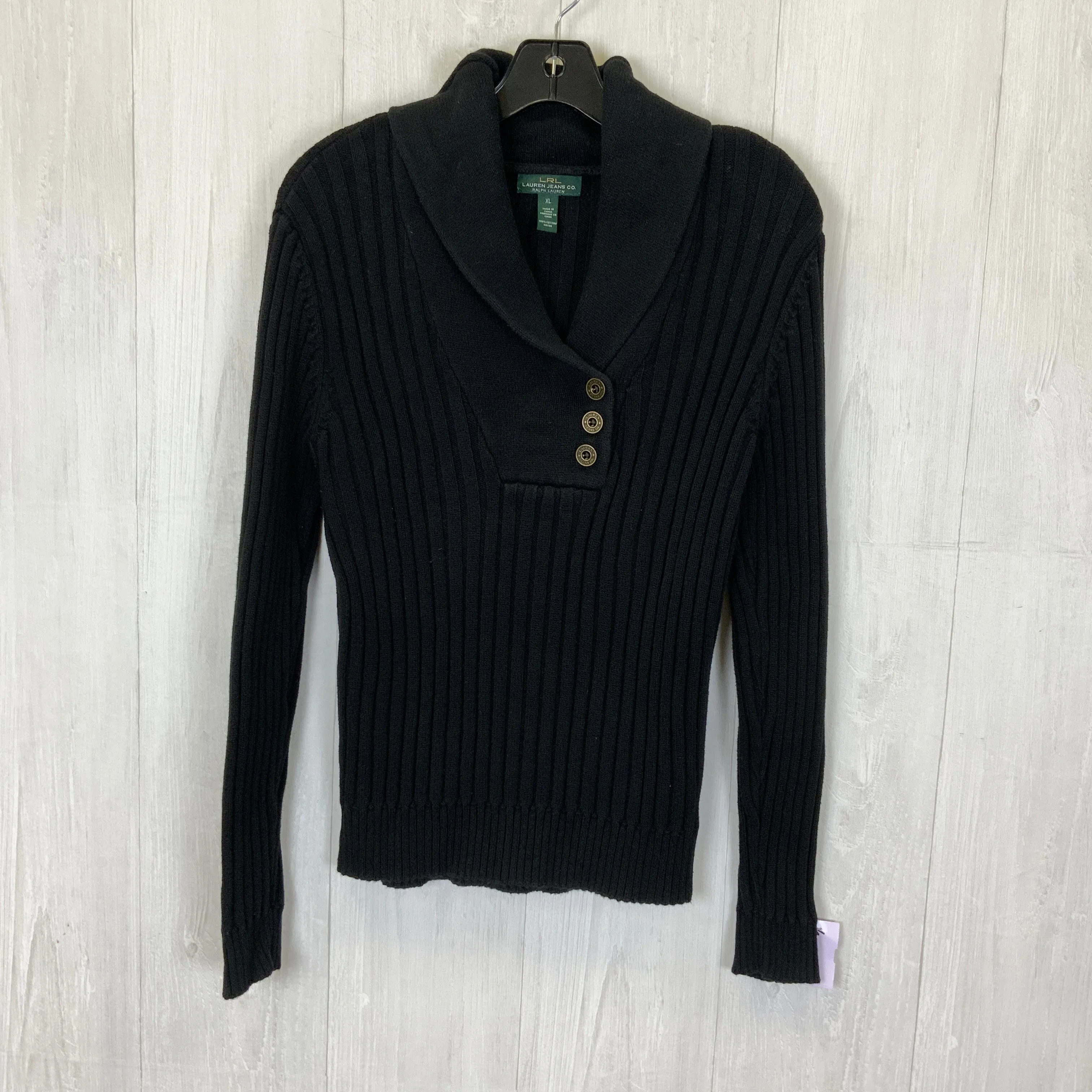 Black Sweater Lauren Jeans Co, Size Xl