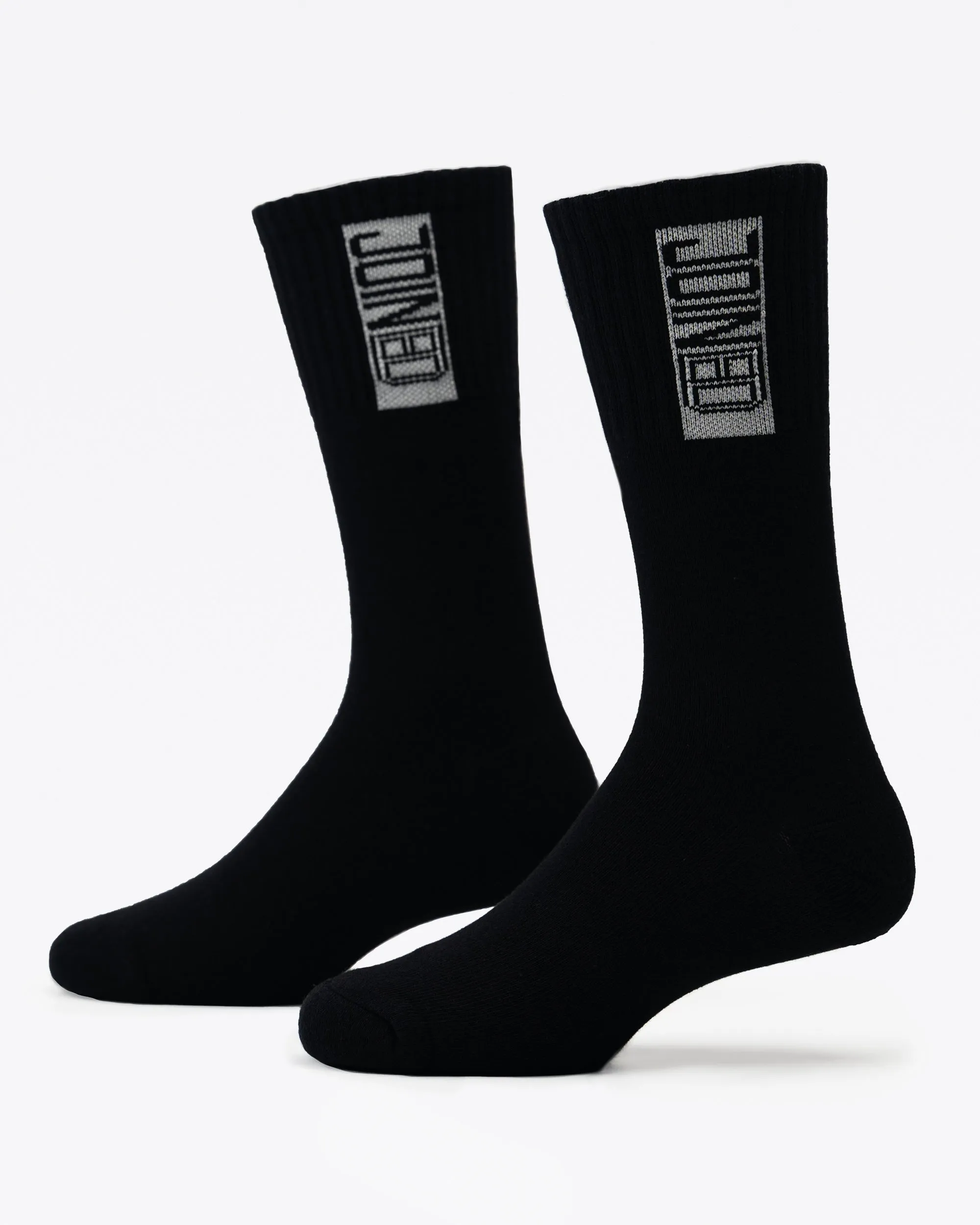 Box Logo Crew Socks 2pk