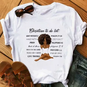 Christian to Do List T-Shirt