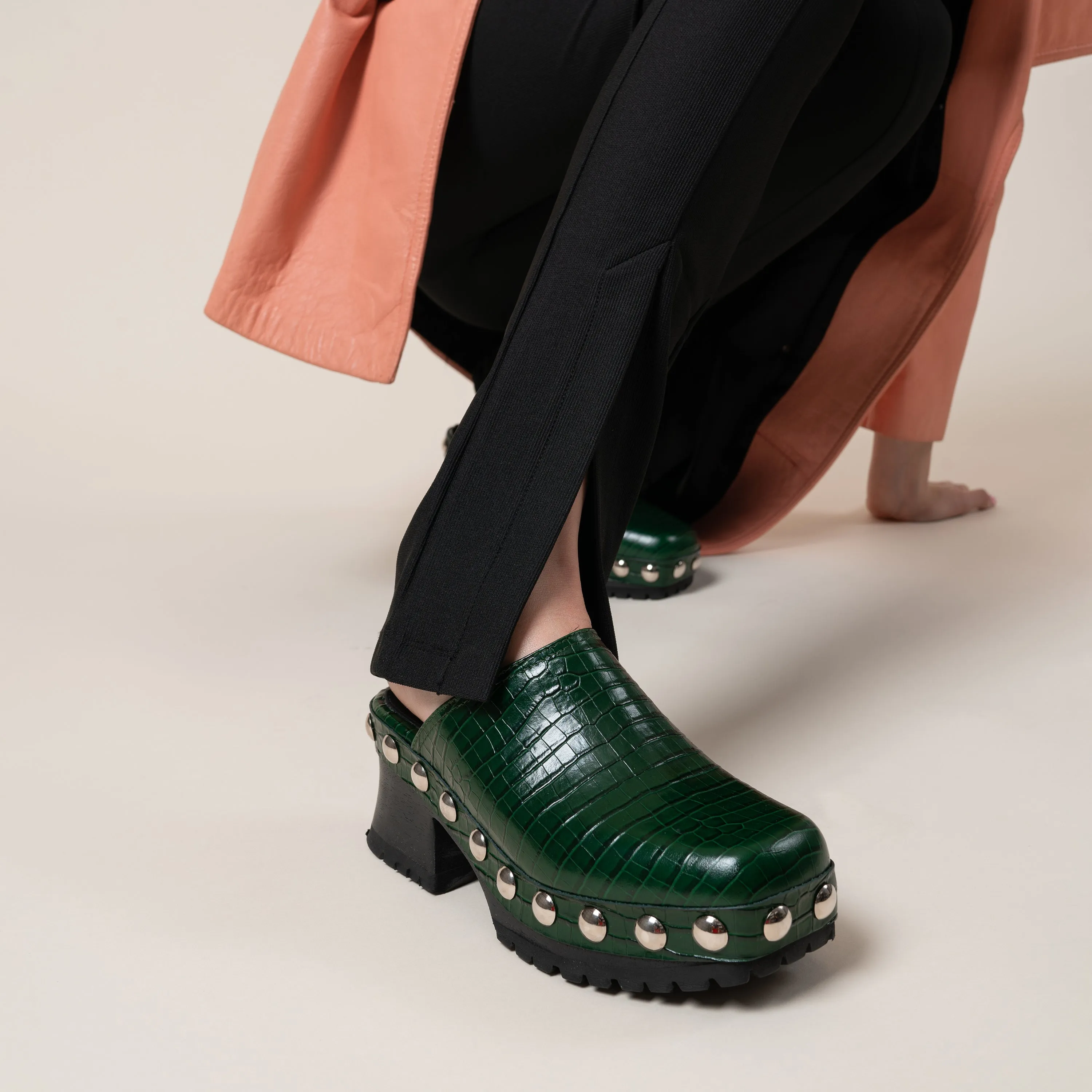 Clog Emerald Crocco