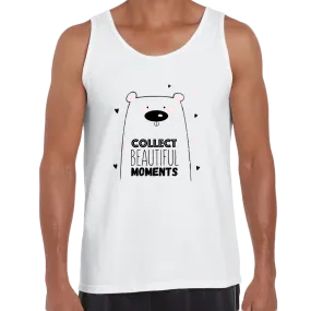 Collect Beautiful moments Animal Dog funny Quote Unisex Tank Top