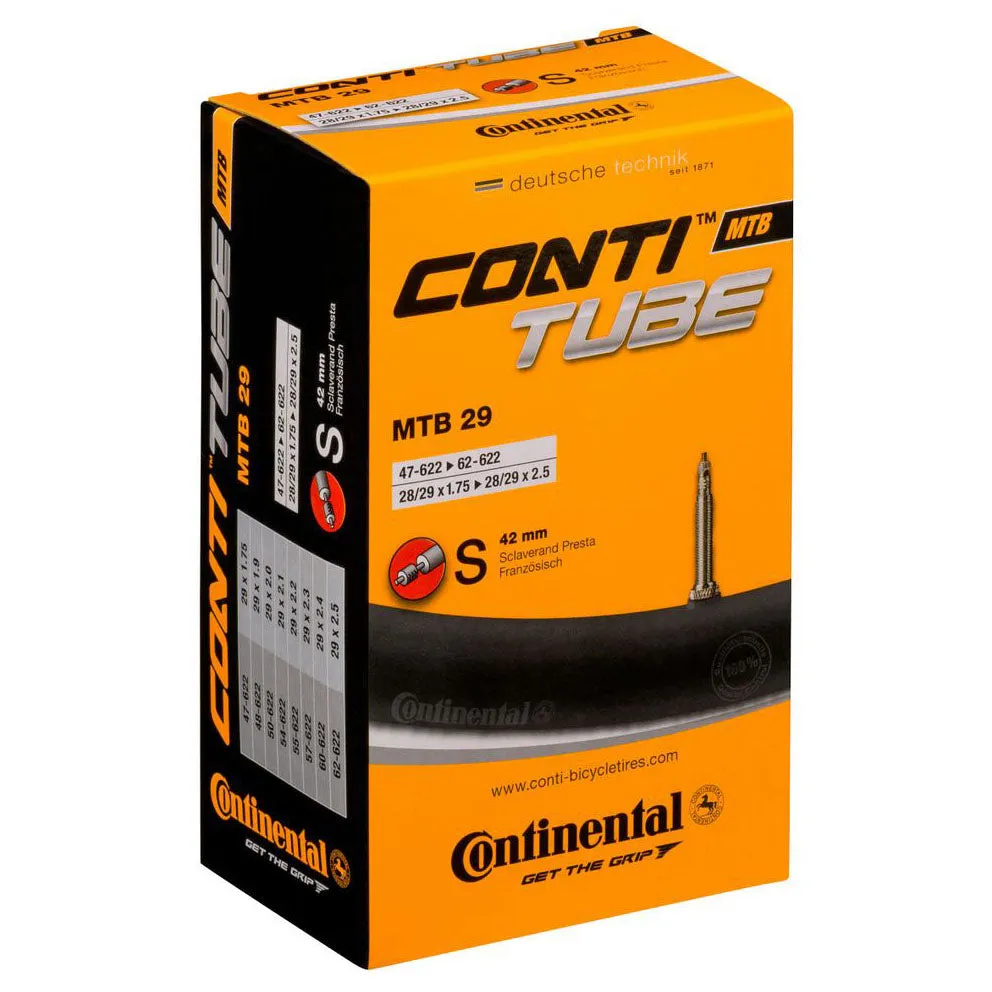 Continental 29 Inner Tube 1.85/2.40-622 with 42mm Presta Valve - 225g