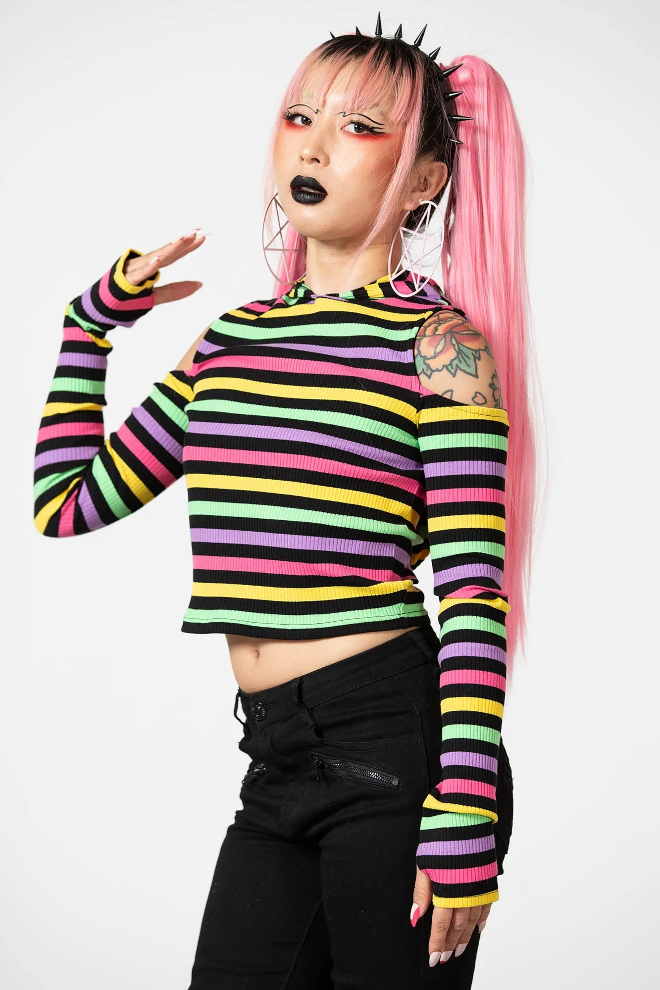 Dazzle Daze Hooded Top - Resurrect