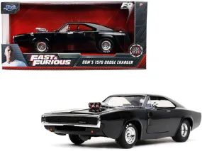 Dom's 1970 Dodge Charger 500 Black Fast & Furious 9 F9 (2021) Movie 1/24 Diecast Model Car by Jada