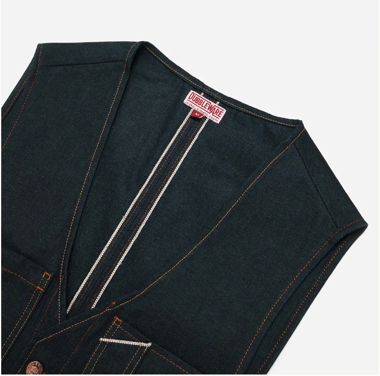 DUBBLEWARE Selvedge Denim Waistcoat