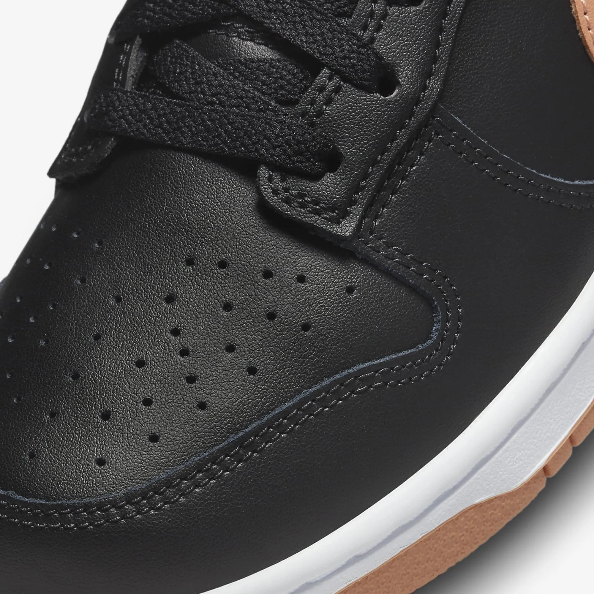 DUNK LOW RETRO 'BLACK/AMBER BROWN-BLACK-WHITE'