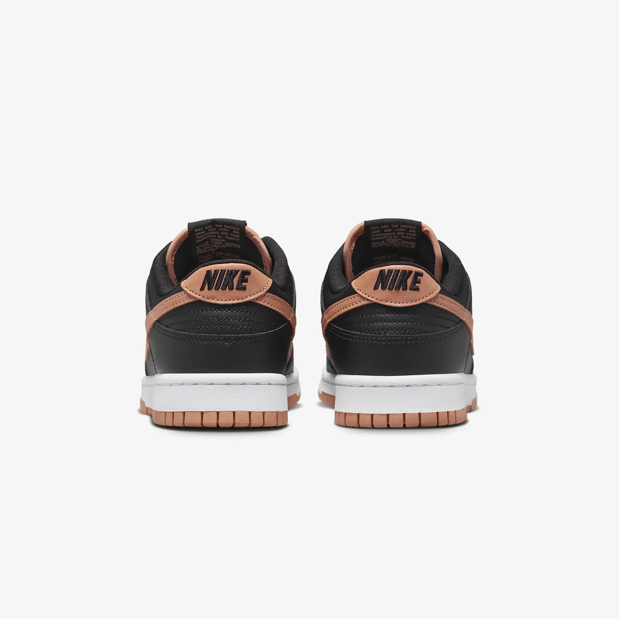 DUNK LOW RETRO 'BLACK/AMBER BROWN-BLACK-WHITE'