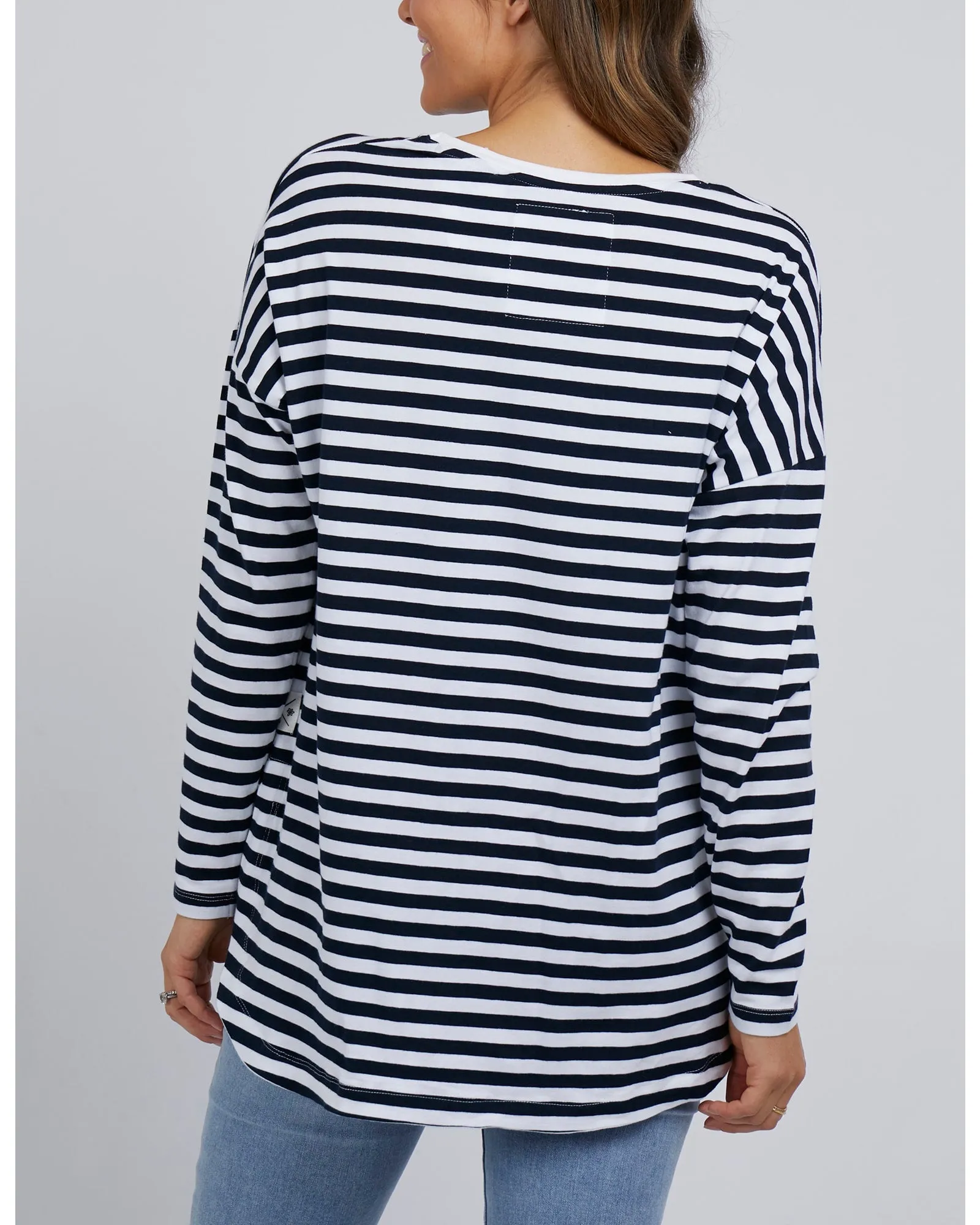 Elm - Lauren Long Sleeve Tee - Navy