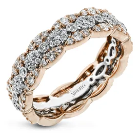 Eternity Fashion Ring in 18k Gold with Diamonds