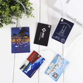 Fashion PVC luggage tag customized