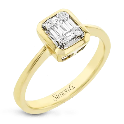 Fashion Ring in 18k Gold With Diamonds