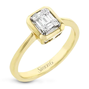 Fashion Ring in 18k Gold With Diamonds