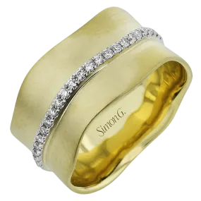 Fashion Ring In 18k Gold With Diamonds