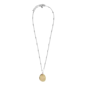 'Friendship' Affirmation Discs Necklace | Silver, Gold & Rose Gold Plated