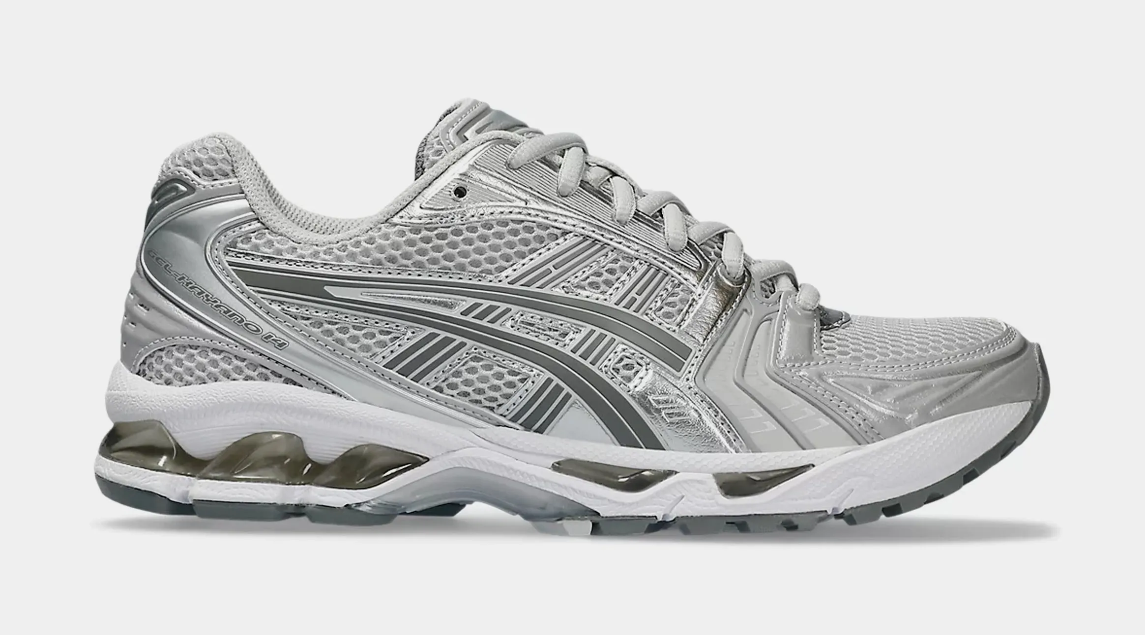 Gel Kayano 14 Cloud Grey Womens Running Shoes (Cloud Grey/Clay Grey)