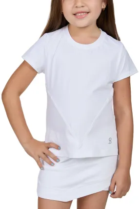 Girl's Short Sleeve Tennis Top - FINAL SALE