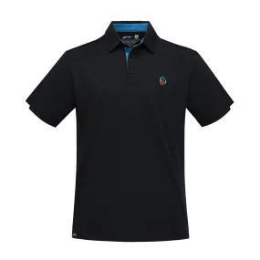 Jerry Garcia | Eco-Friendly Performance Polo | Black Wolf