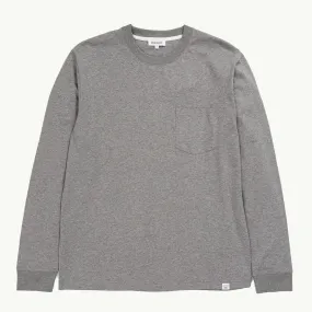 Johannes Standard Pocket LS - Light Grey Melange